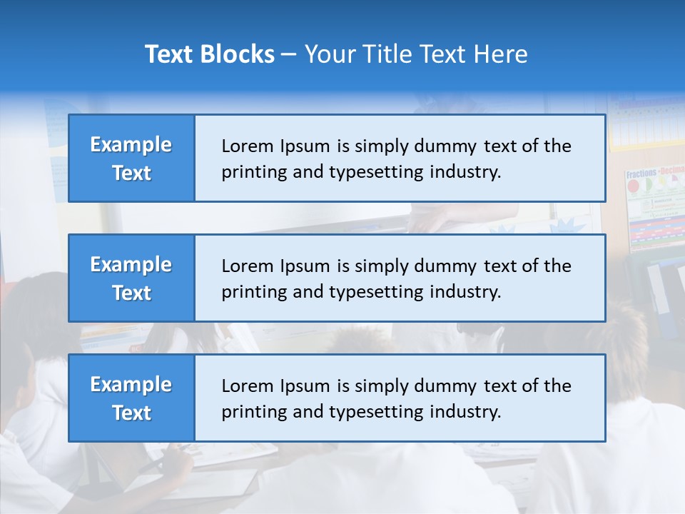 Boy Image Lesson PowerPoint Template