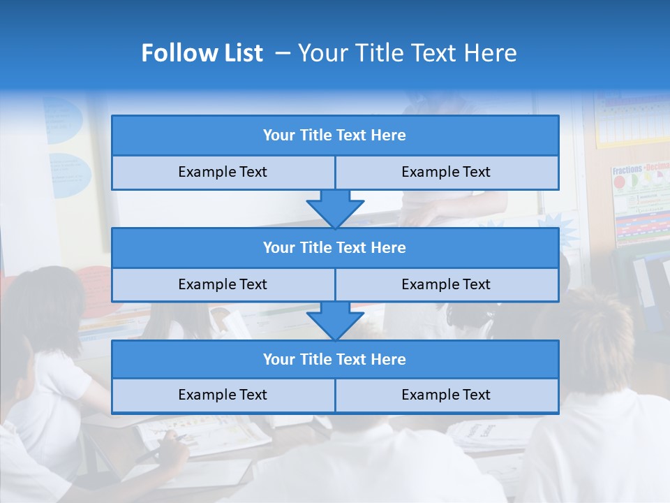 Boy Image Lesson PowerPoint Template