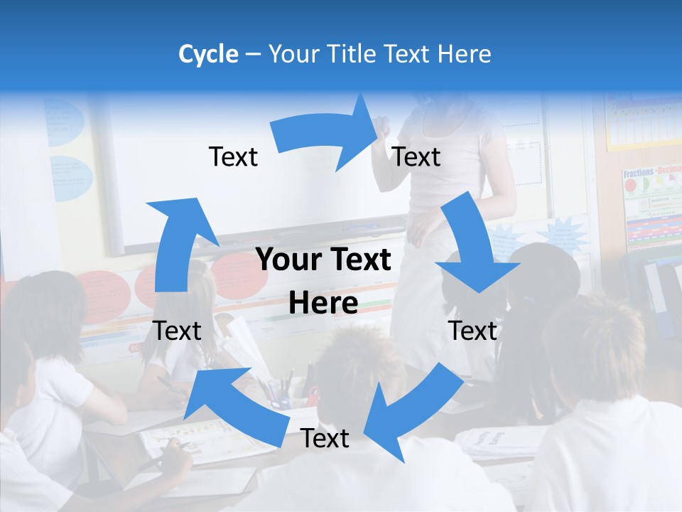 Boy Image Lesson PowerPoint Template