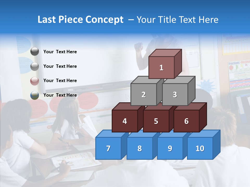 Boy Image Lesson PowerPoint Template