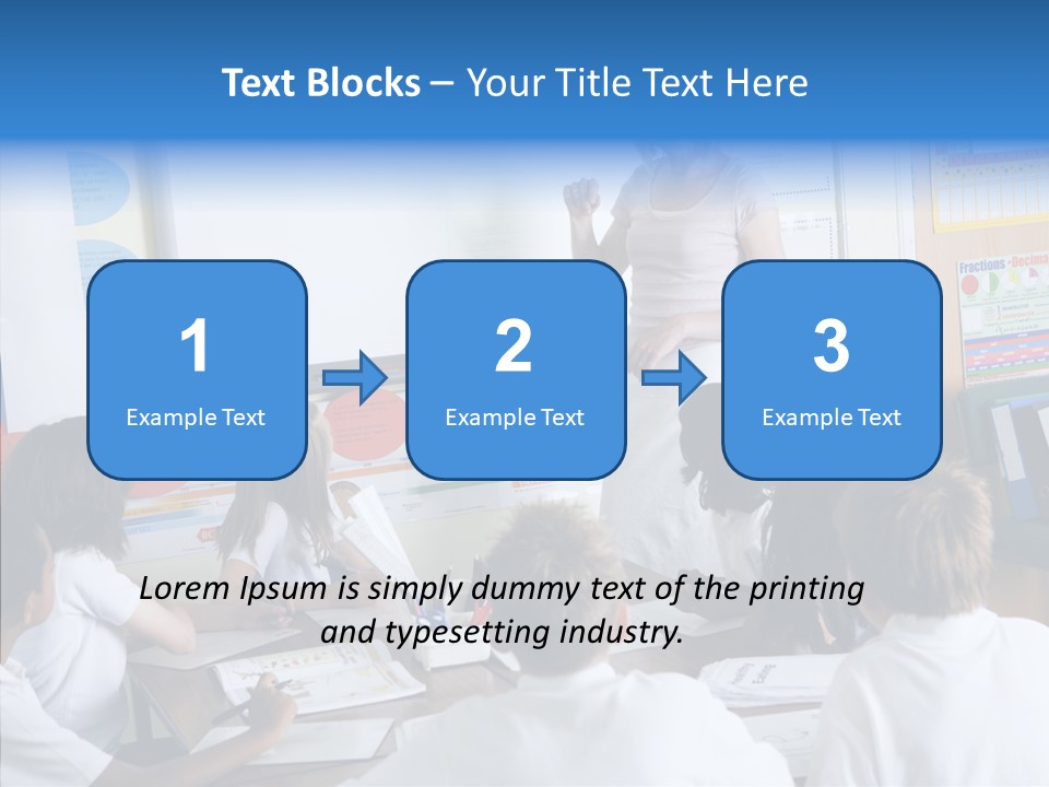 Boy Image Lesson PowerPoint Template