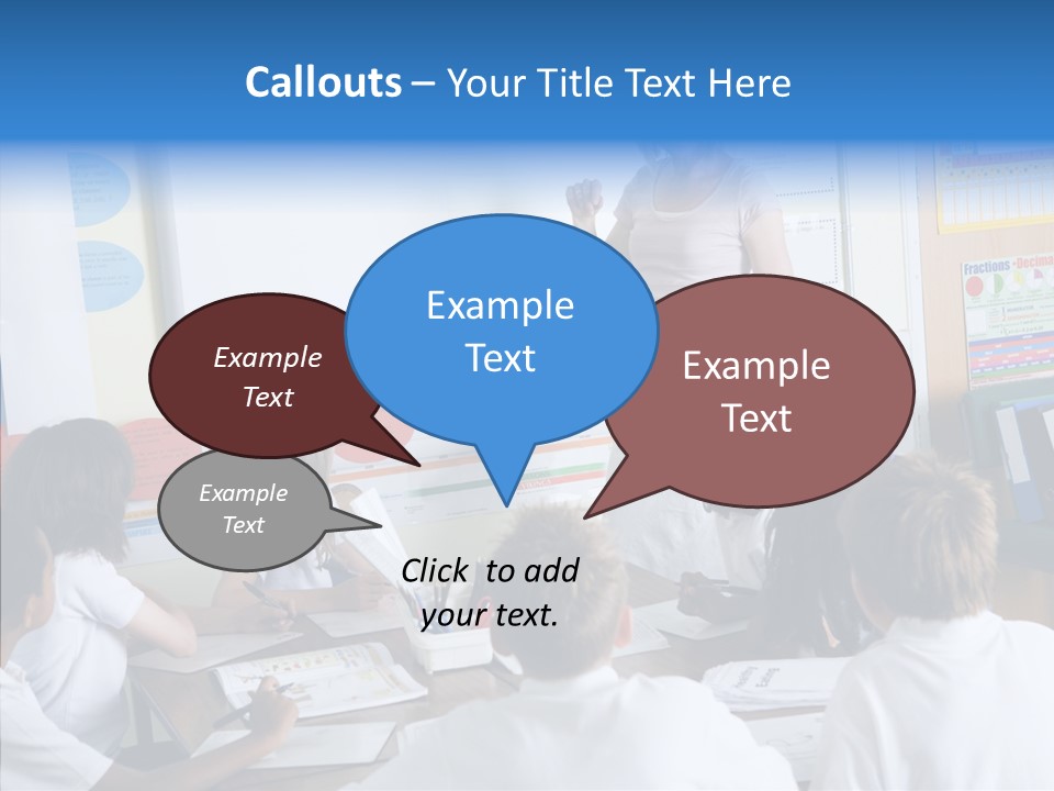 Boy Image Lesson PowerPoint Template