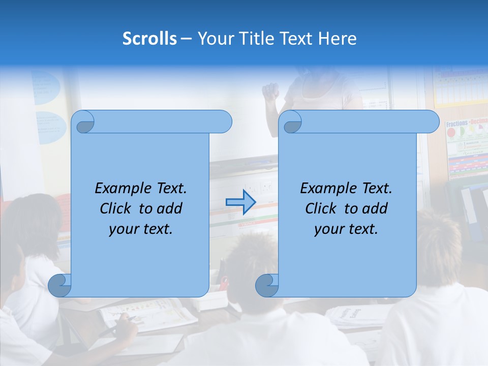 Boy Image Lesson PowerPoint Template