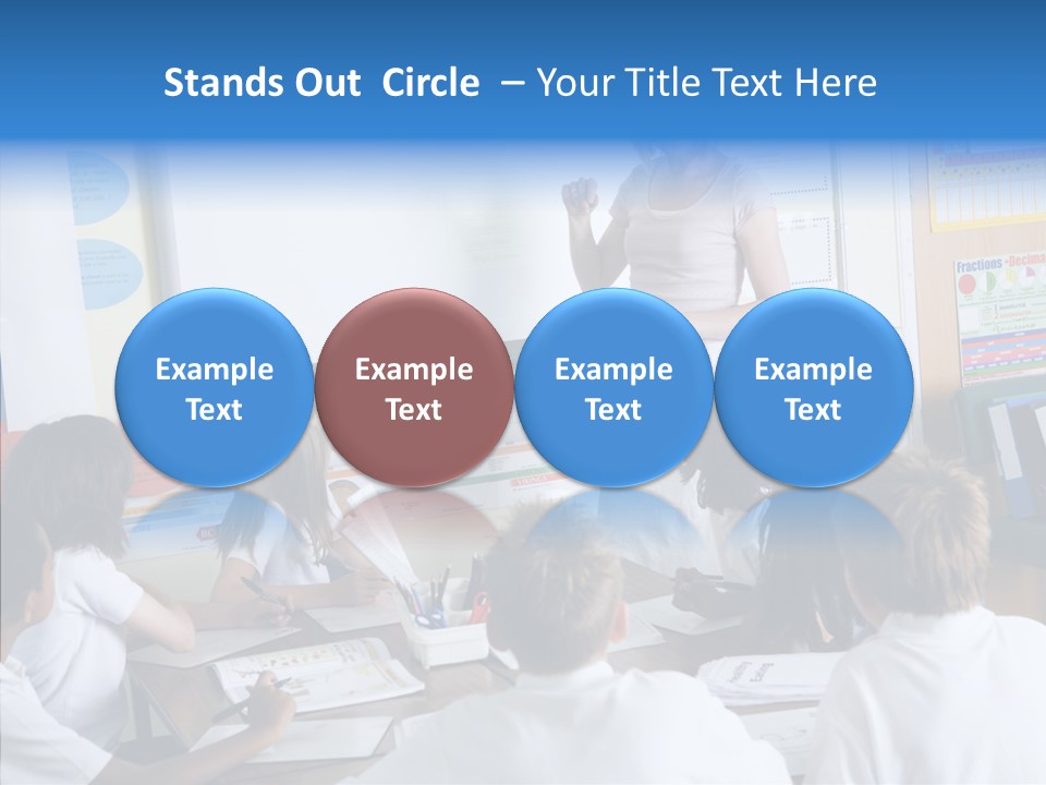 Boy Image Lesson PowerPoint Template