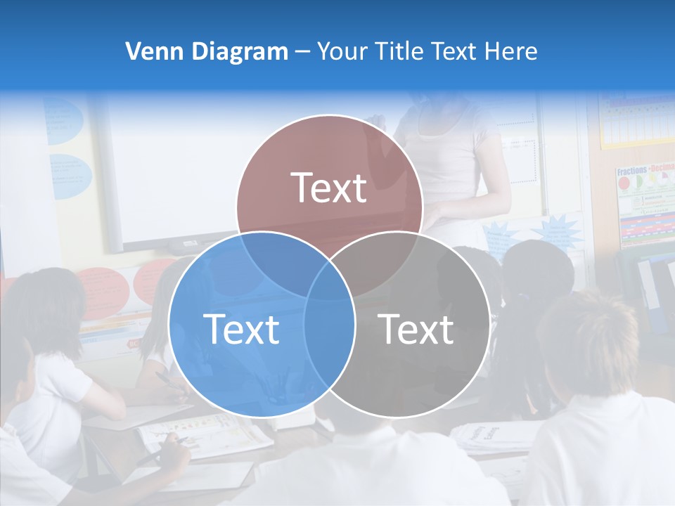 Boy Image Lesson PowerPoint Template