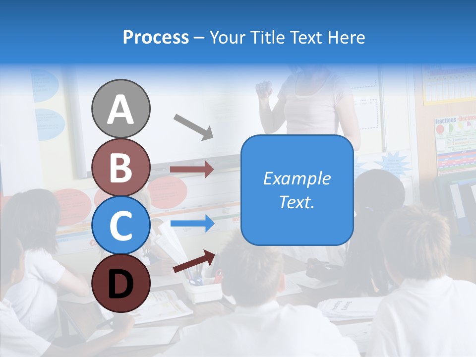 Boy Image Lesson PowerPoint Template