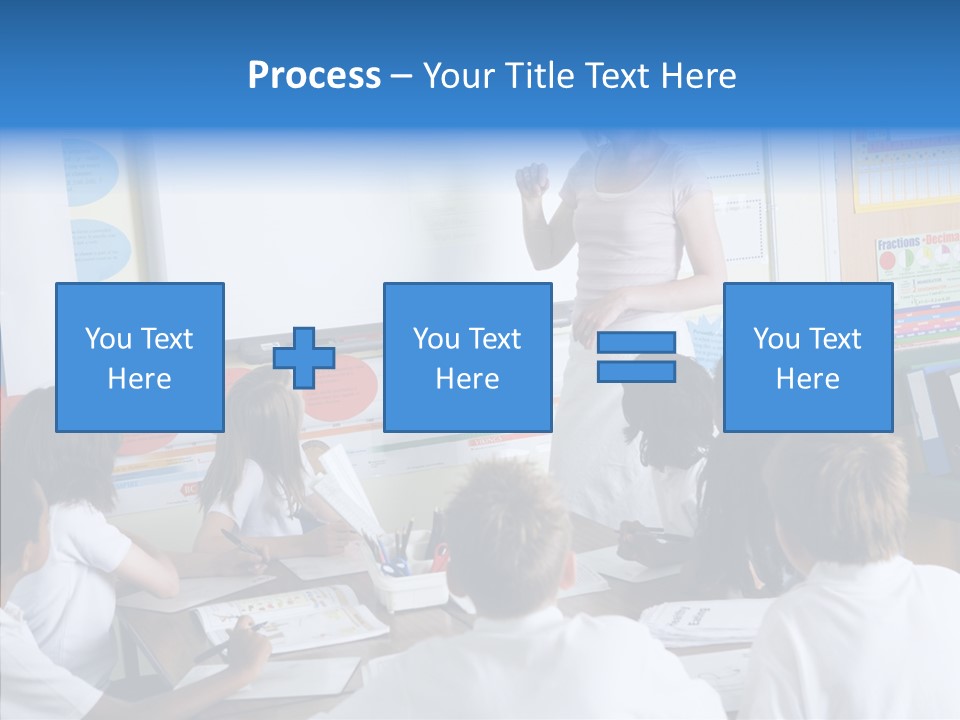 Boy Image Lesson PowerPoint Template