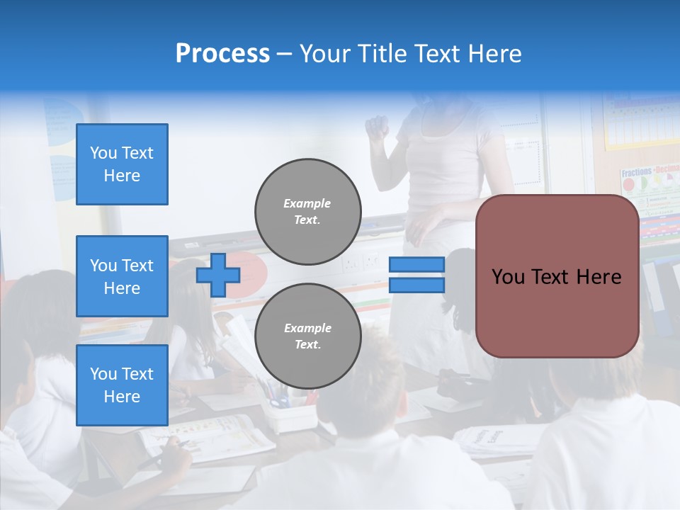 Boy Image Lesson PowerPoint Template