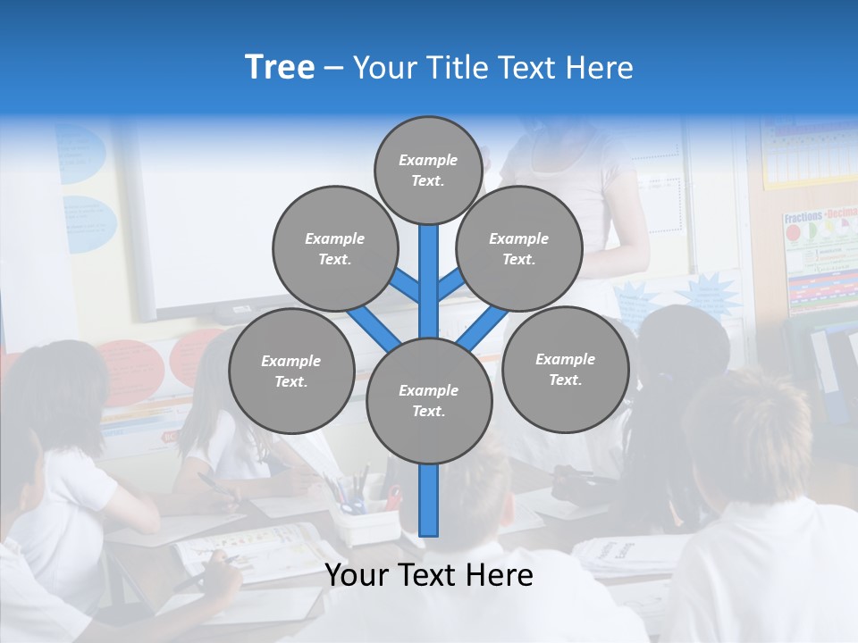 Boy Image Lesson PowerPoint Template