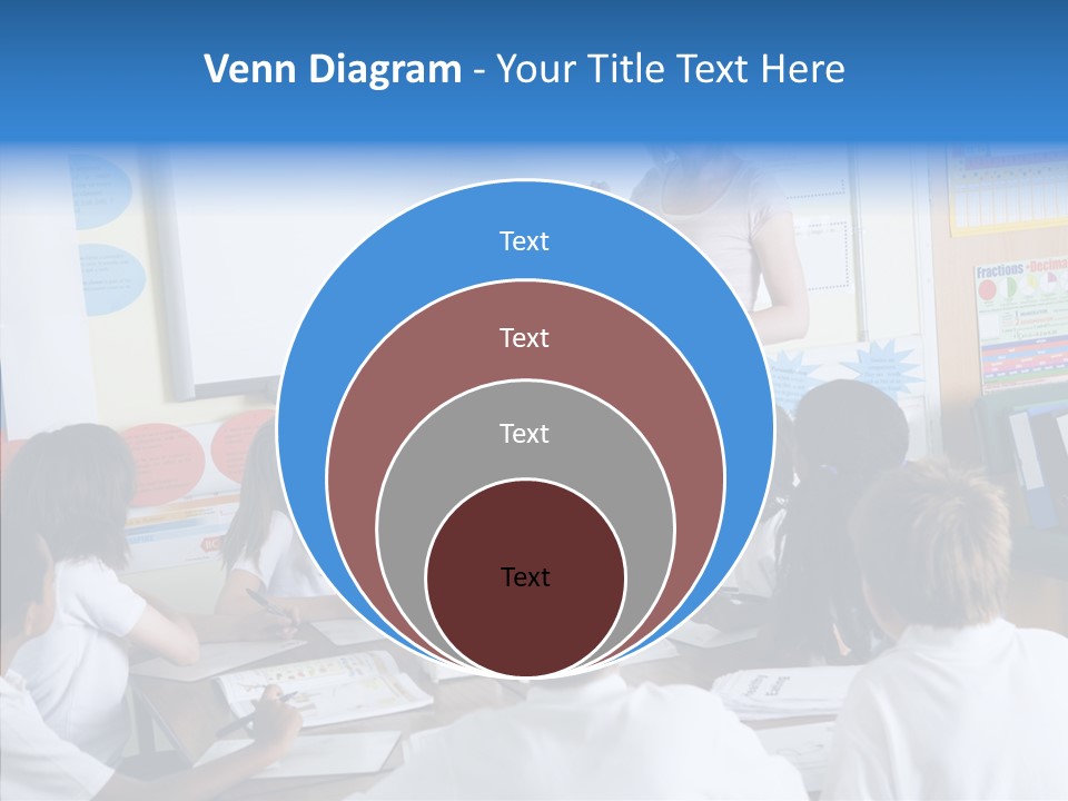 Boy Image Lesson PowerPoint Template