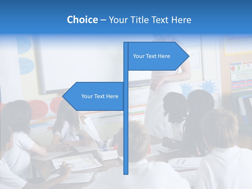 Boy Image Lesson PowerPoint Template