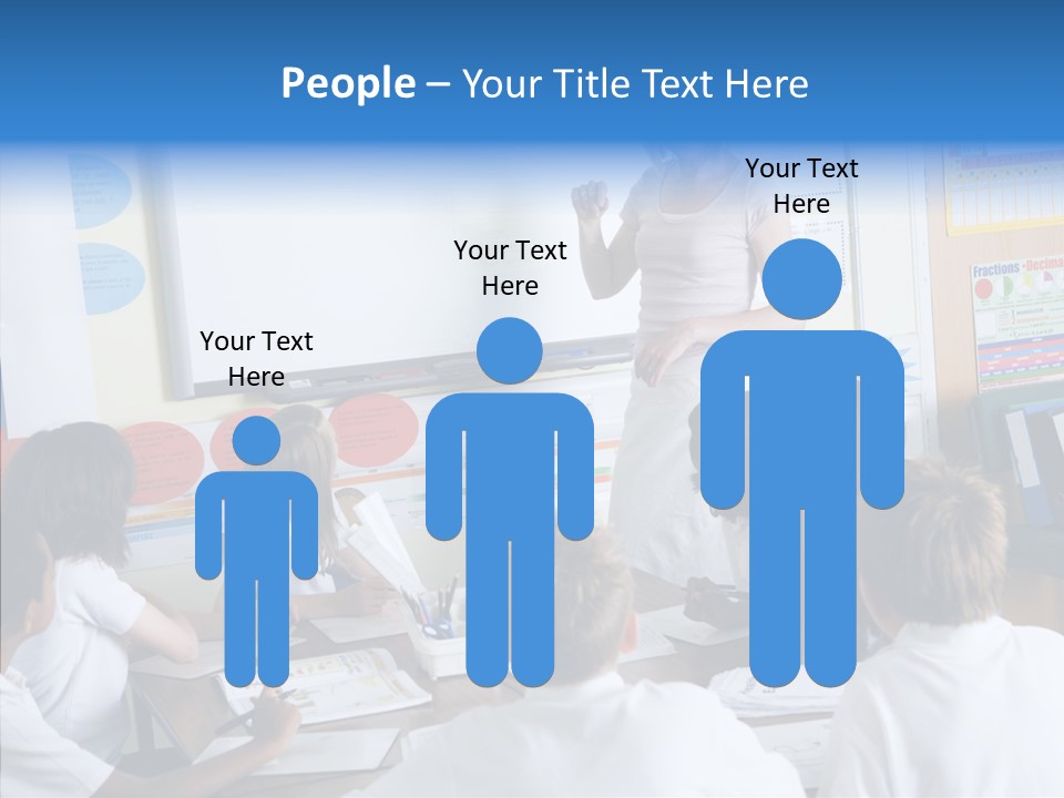 Boy Image Lesson PowerPoint Template