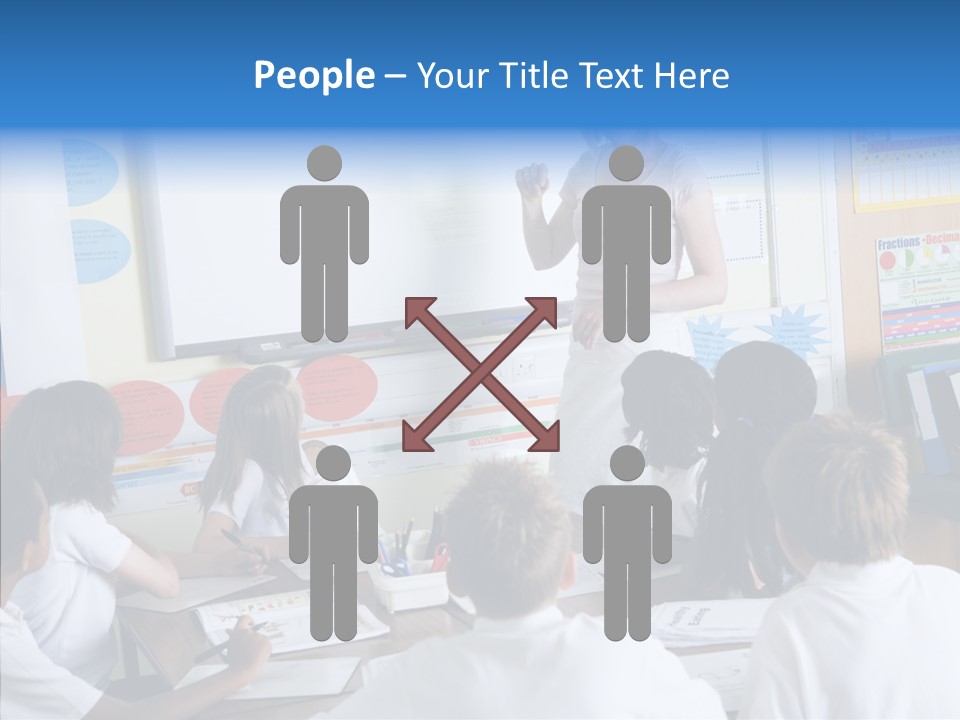 Boy Image Lesson PowerPoint Template