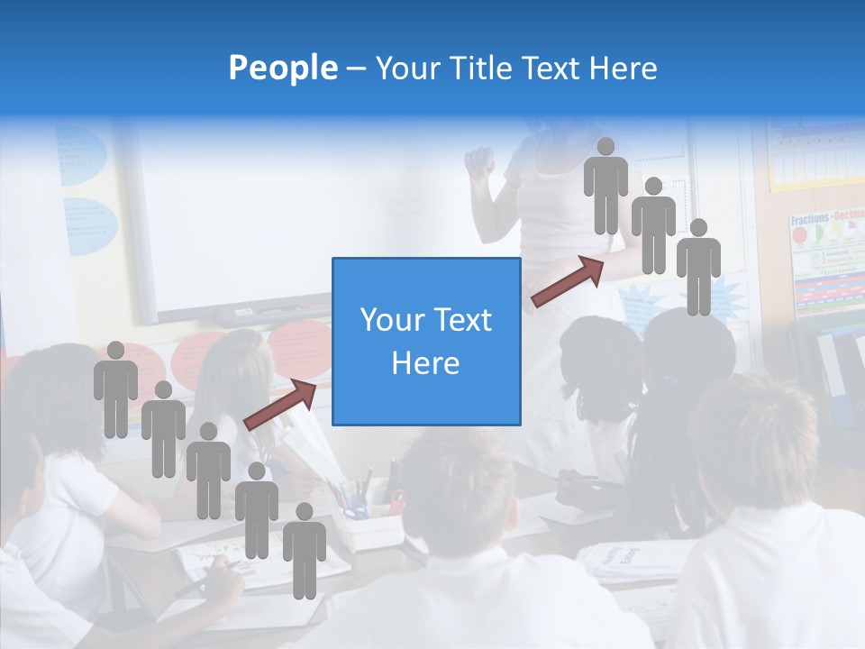 Boy Image Lesson PowerPoint Template