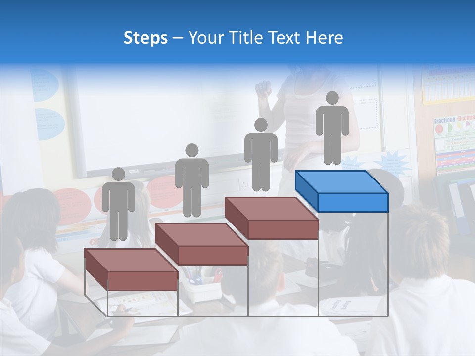 Boy Image Lesson PowerPoint Template