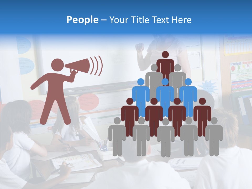 Boy Image Lesson PowerPoint Template