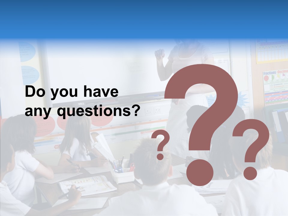 Boy Image Lesson PowerPoint Template