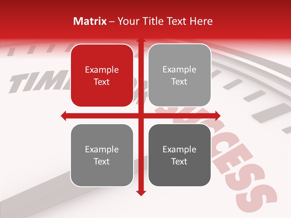Objective Successful Text PowerPoint Template