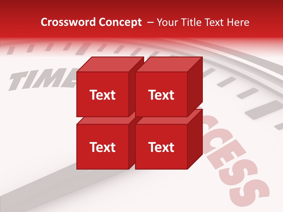 Objective Successful Text PowerPoint Template