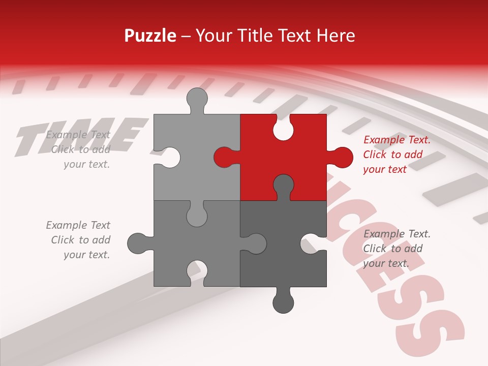 Objective Successful Text PowerPoint Template