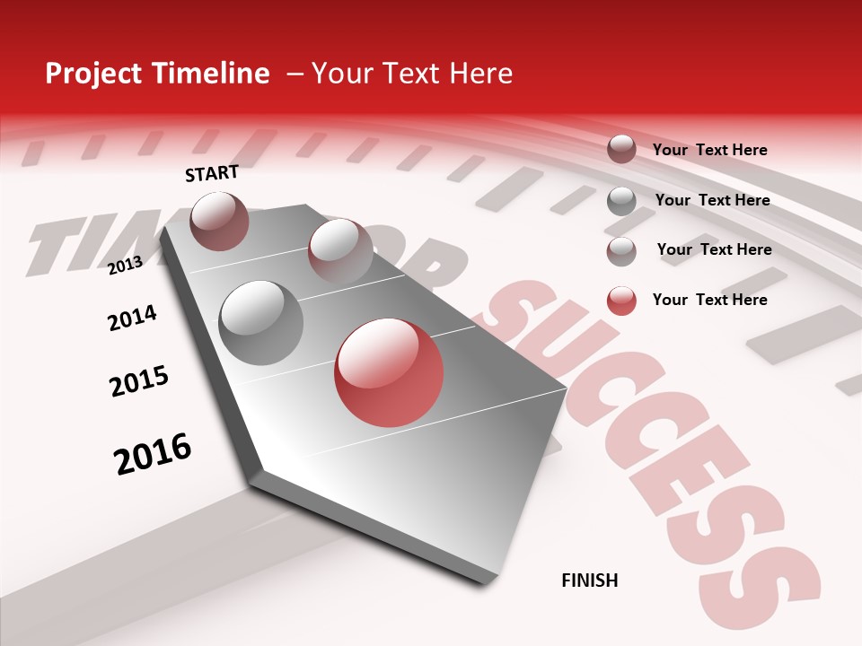 Objective Successful Text PowerPoint Template