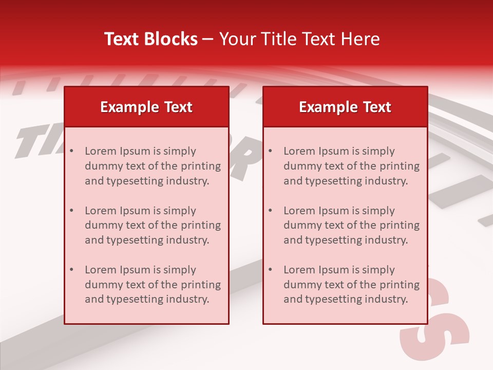 Objective Successful Text PowerPoint Template