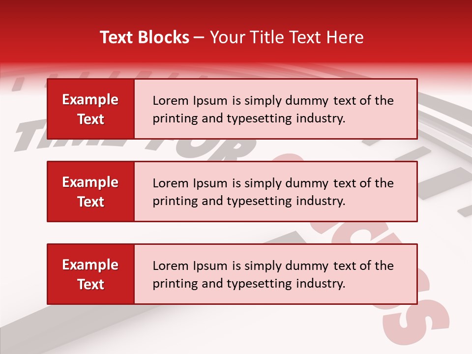 Objective Successful Text PowerPoint Template