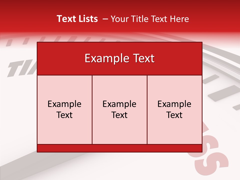 Objective Successful Text PowerPoint Template