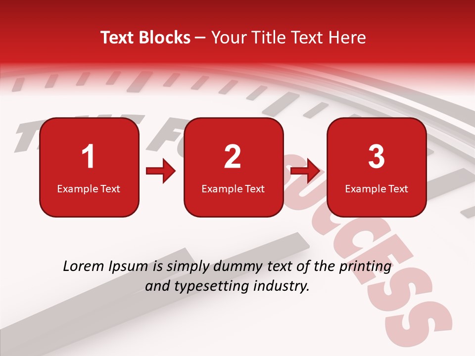 Objective Successful Text PowerPoint Template