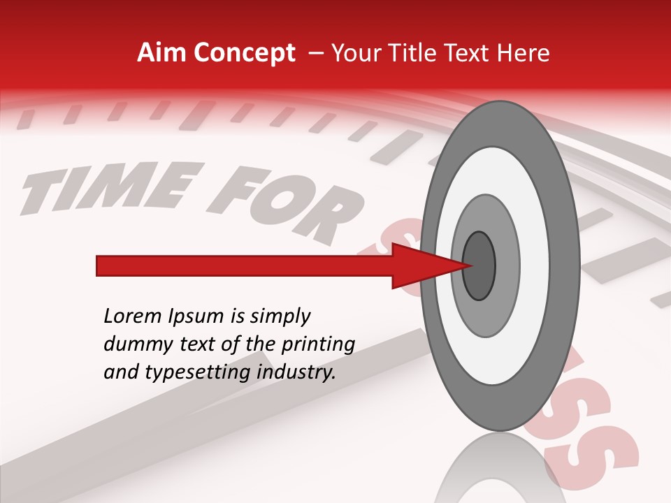 Objective Successful Text PowerPoint Template