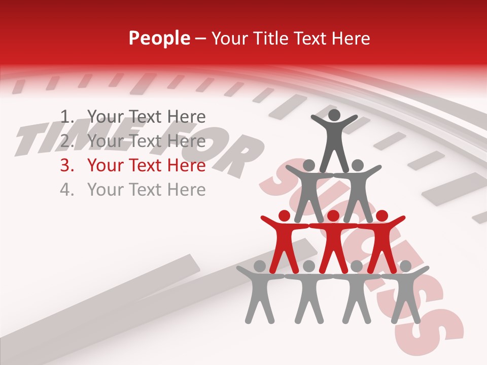 Objective Successful Text PowerPoint Template