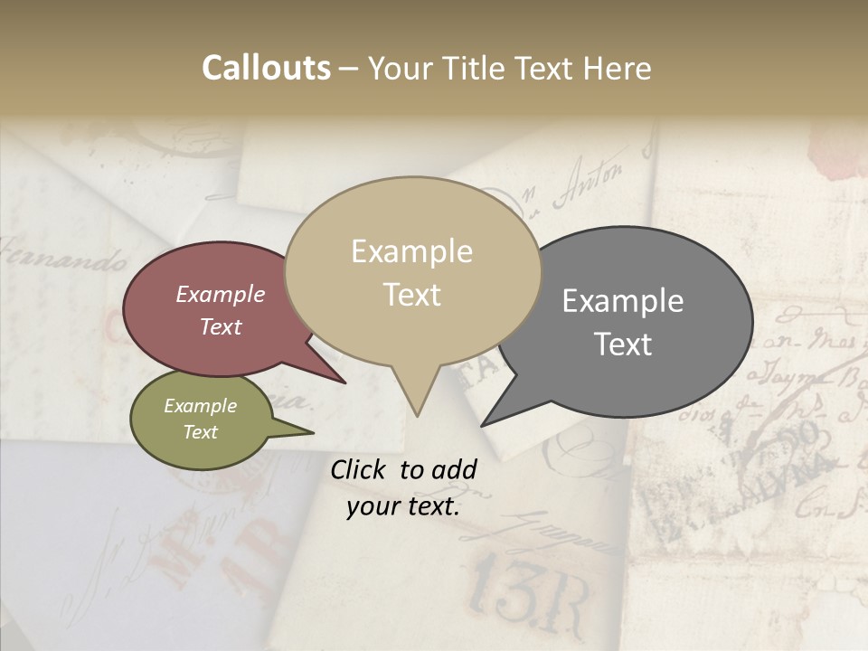 Handwriting Revival Document PowerPoint Template