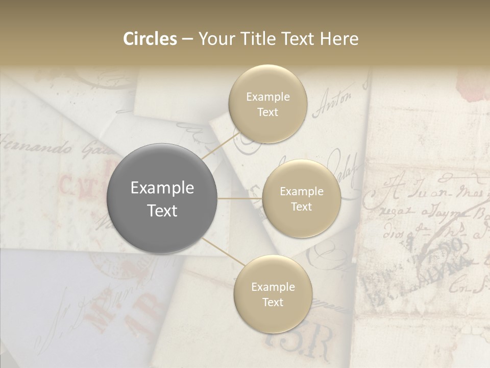 Handwriting Revival Document PowerPoint Template