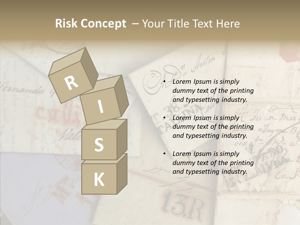 Handwriting Revival Document PowerPoint Template