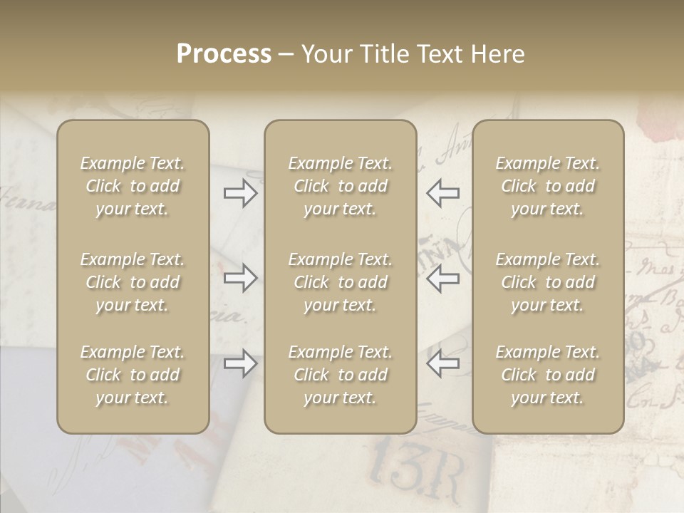 Handwriting Revival Document PowerPoint Template