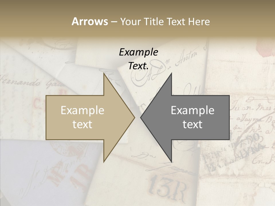 Handwriting Revival Document PowerPoint Template