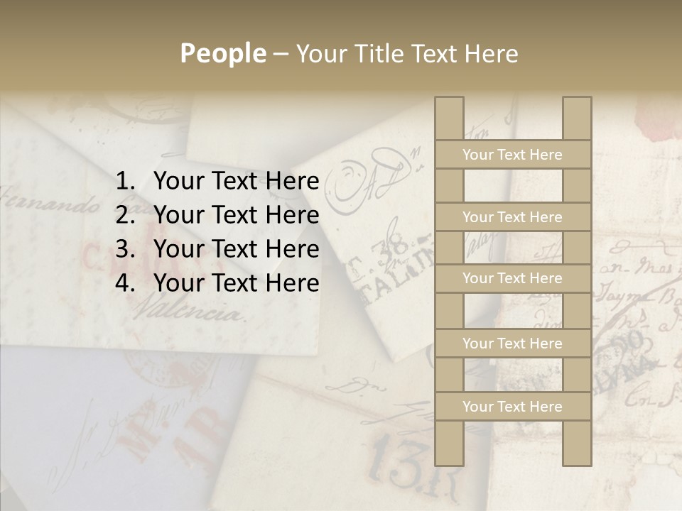 Handwriting Revival Document PowerPoint Template