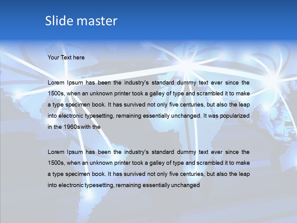 Knot Intranet Earth PowerPoint Template