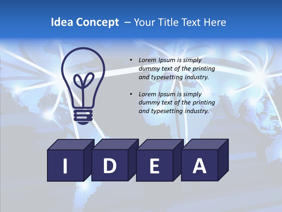 Knot Intranet Earth PowerPoint Template