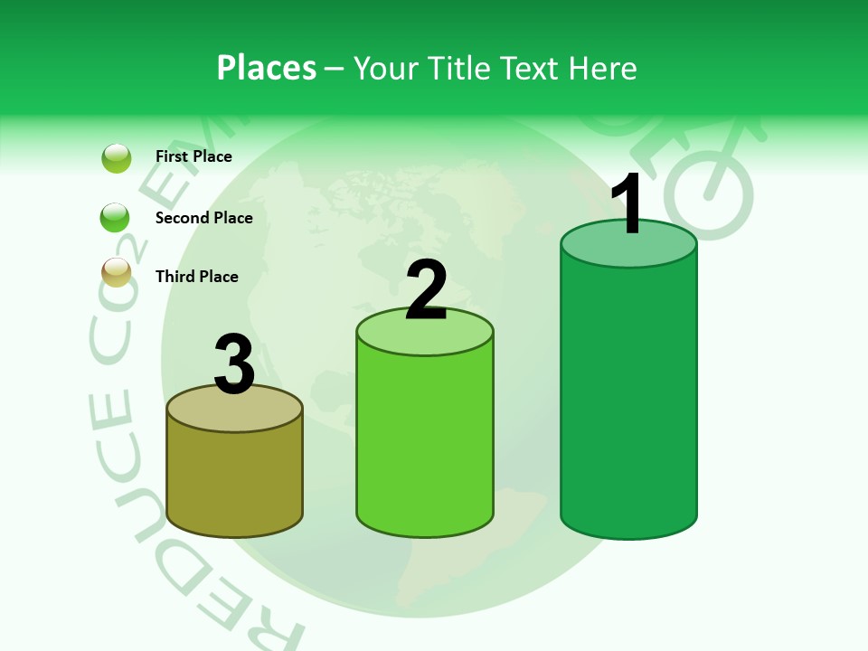 Climate Pushbike Drawing PowerPoint Template