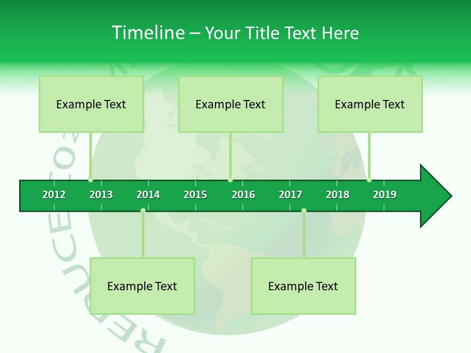 Climate Pushbike Drawing PowerPoint Template