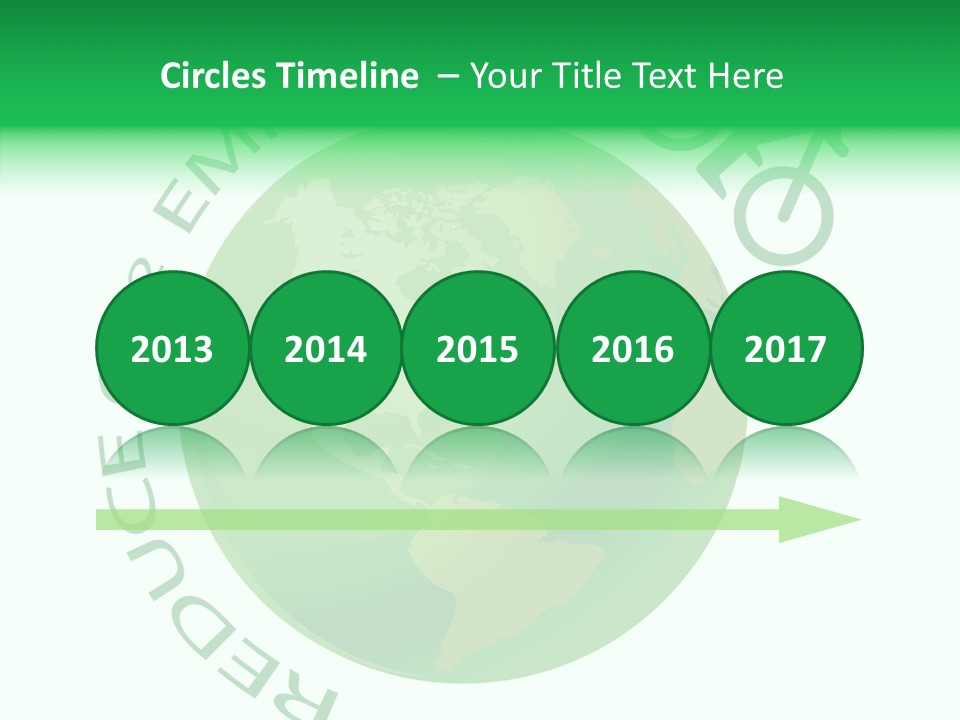 Climate Pushbike Drawing PowerPoint Template