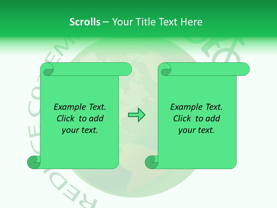 Climate Pushbike Drawing PowerPoint Template