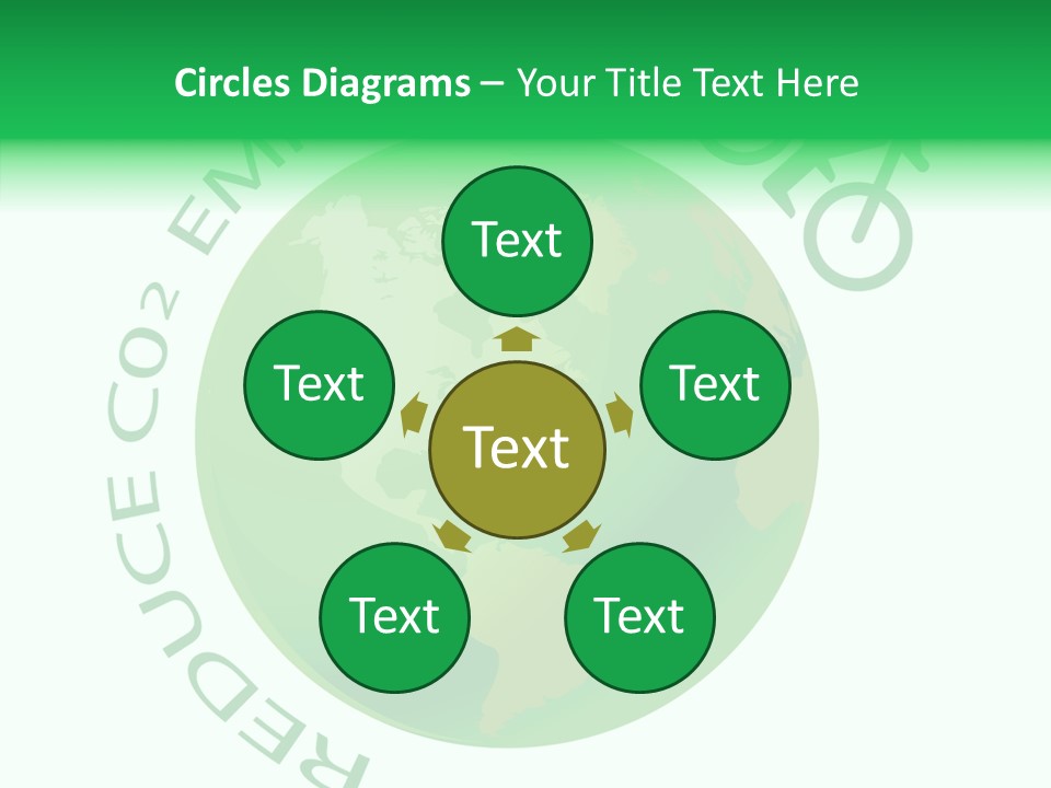 Climate Pushbike Drawing PowerPoint Template