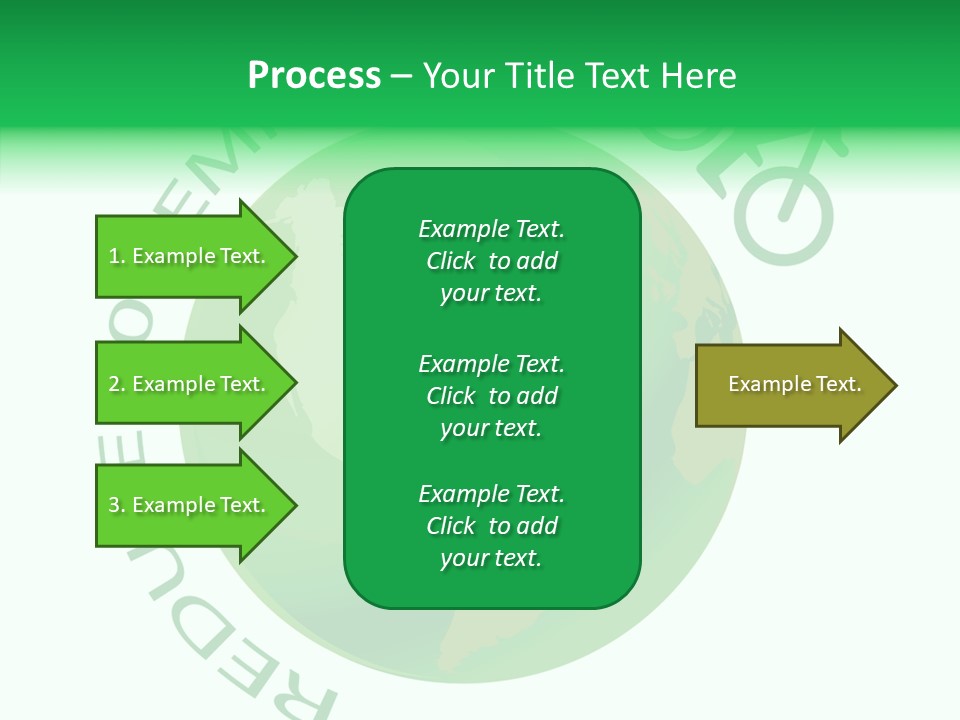 Climate Pushbike Drawing PowerPoint Template