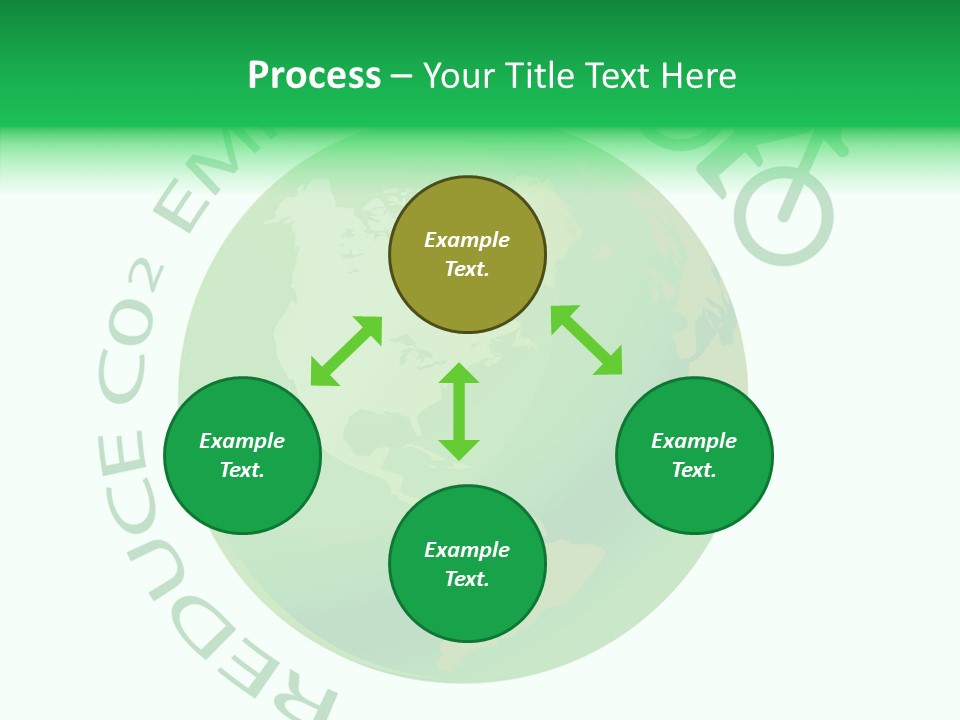 Climate Pushbike Drawing PowerPoint Template