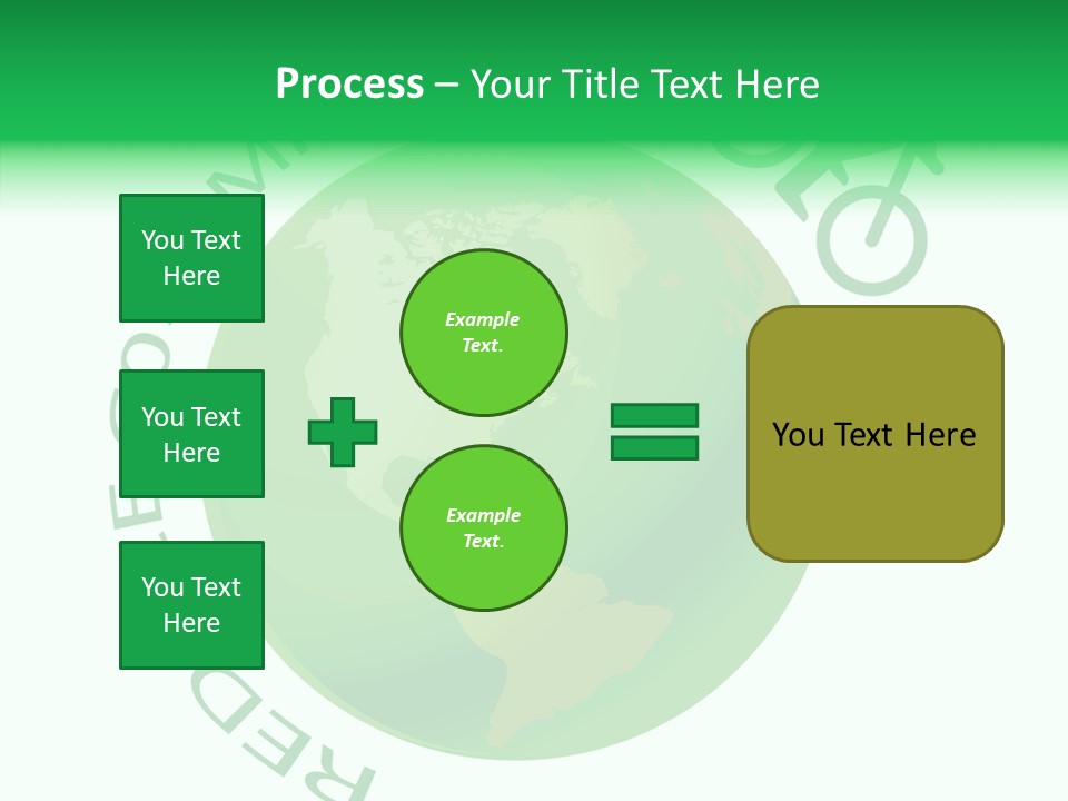 Climate Pushbike Drawing PowerPoint Template