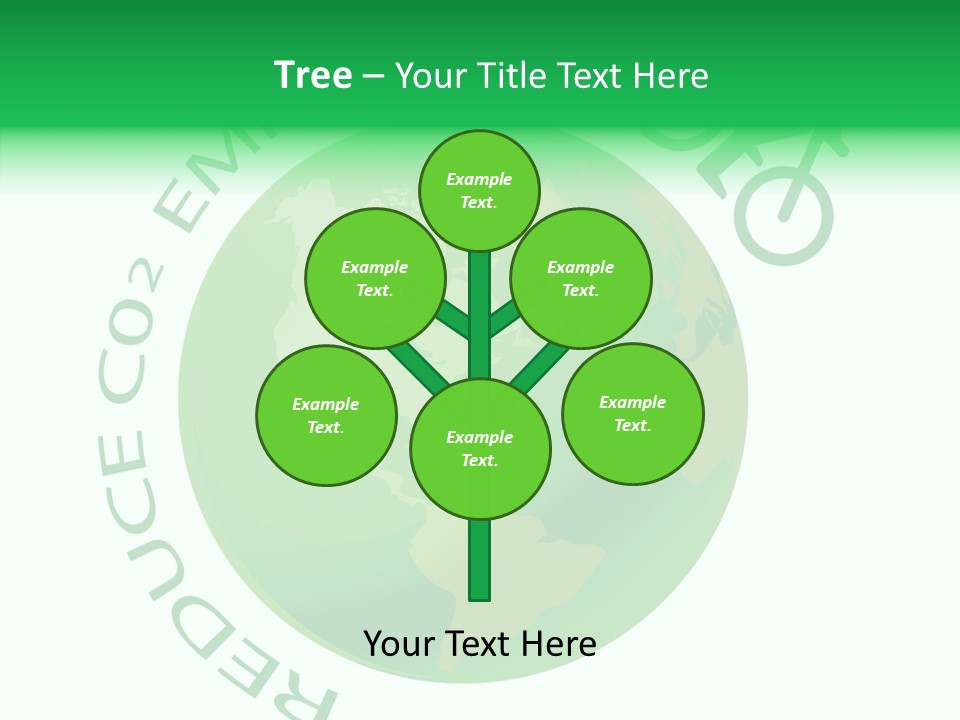 Climate Pushbike Drawing PowerPoint Template