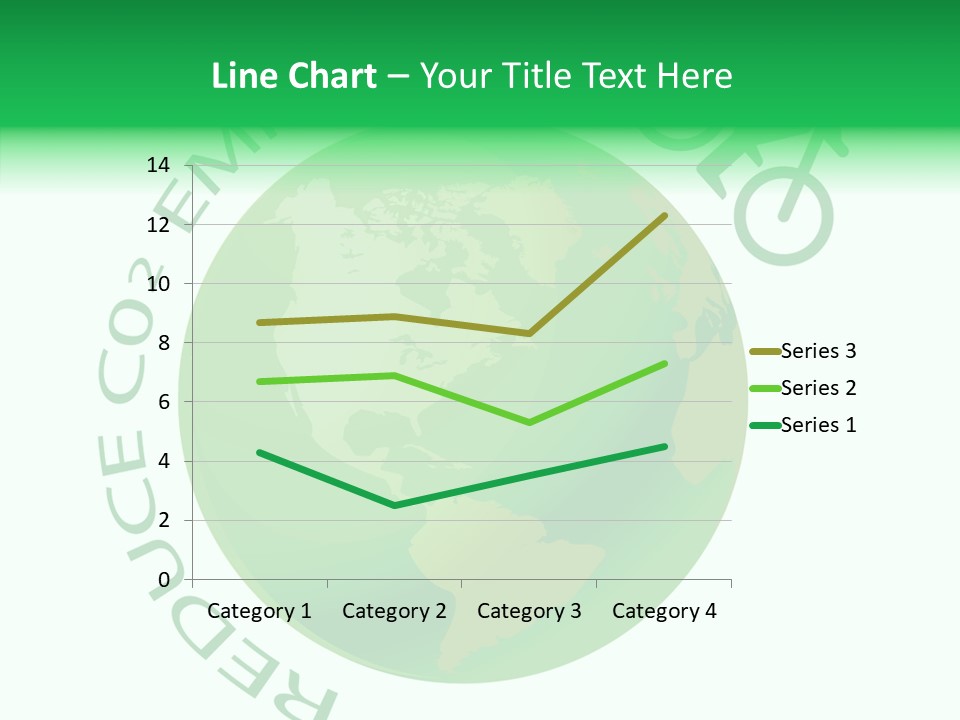 Climate Pushbike Drawing PowerPoint Template