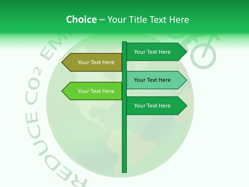 Climate Pushbike Drawing PowerPoint Template